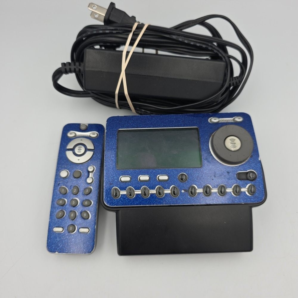 XM Radio Delphi Skyfi Blue LC:433S106476 With Remote WORKS